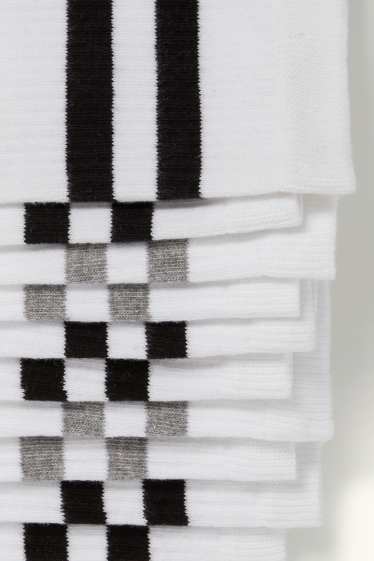 Bărbați - Multipack 5 perechi - șosete de tenis - alb