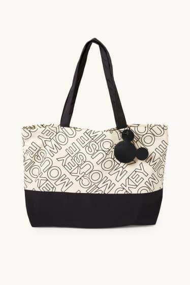 Damen - Shopper - Micky Maus - beige