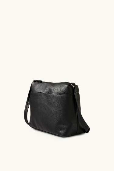 Women - Crossbody bag - faux leather - black