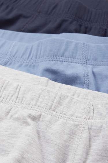 Kinderen: jongens - Set van 3 - boxershorts - donkerblauw
