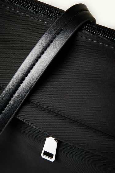 Mujer - Bolso bandolera con correa extraíble - negro