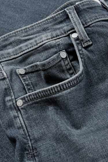 Pánské - Straight jeans - džíny - tmavomodré