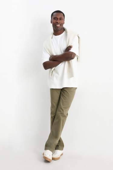 Herren - Hose - Regular Fit - grün