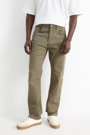 Herren - Hose - Regular Fit - grün
