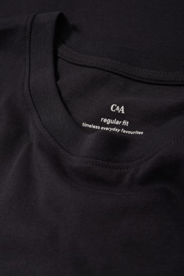 Damen - Multipack 2er - T-Shirt - schwarz