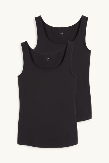 Femmes - Lot de 2 - haut  - noir