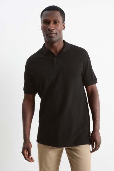 Pánské - Polokošile - regular fit - černá