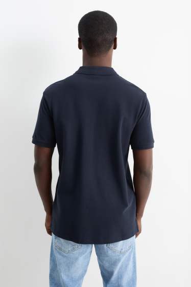 Uomo - Polo - regular fit - blu scuro