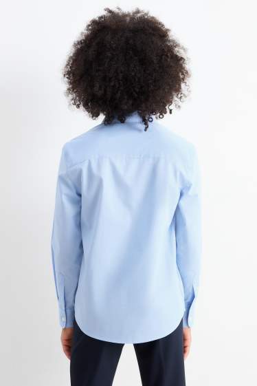 Kinderen: jongens - Overhemd - lichtblauw