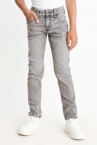 Enfants garçons - Slim jean - jean gris clair
