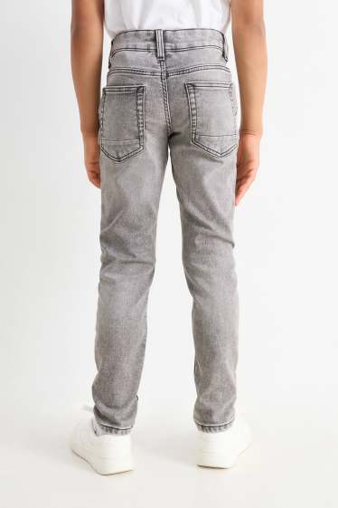 Enfants garçons - Slim jean - jean gris clair