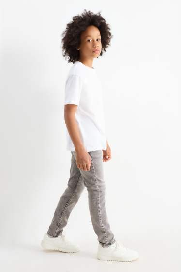 Enfants garçons - Slim jean - jean gris clair