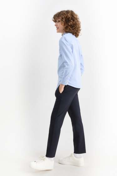 Enfants garçons - Pantalon de costume - Stretch - LYCRA® - bleu foncé