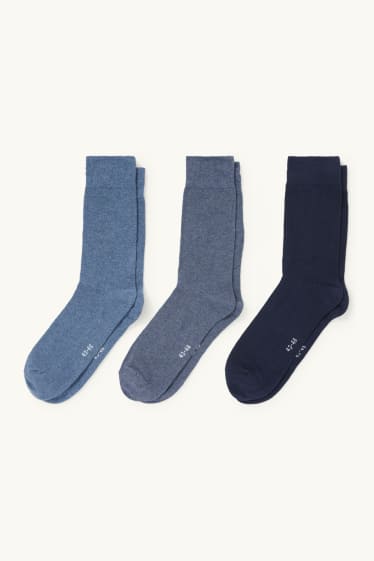 Men - Multipack of 3 - socks - dark blue