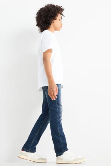 Kinder Jungen - Straight Jeans - jeansblau