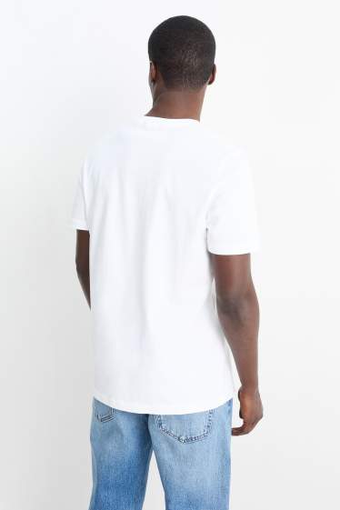 Men - T-shirt - regular fit  - white