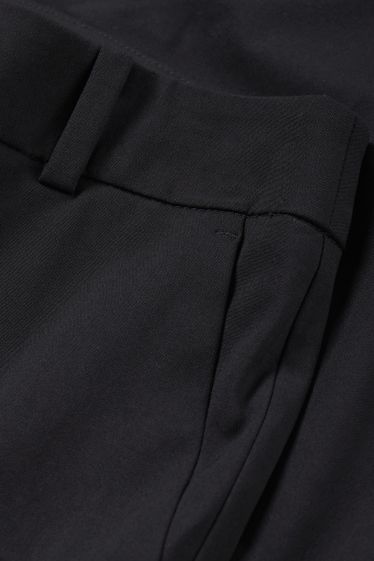 Femmes - Pantalon de bureau - mid waist - straight fit - Mix & Match - noir