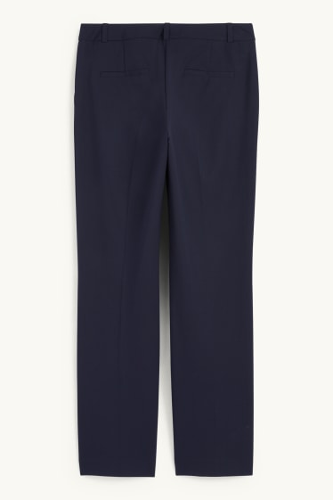 Donna - Pantaloni business - vita media - straight fit - Mix & Match - blu scuro