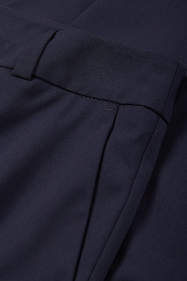 Donna - Pantaloni business - vita media - straight fit - Mix & Match - blu scuro