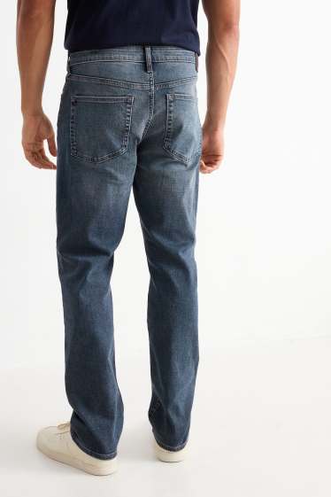 Pánské - Straight jeans - džíny - tmavomodré