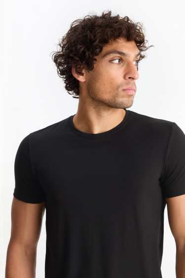 Home - Samarreta de màniga curta - slim fit - Flex - negre