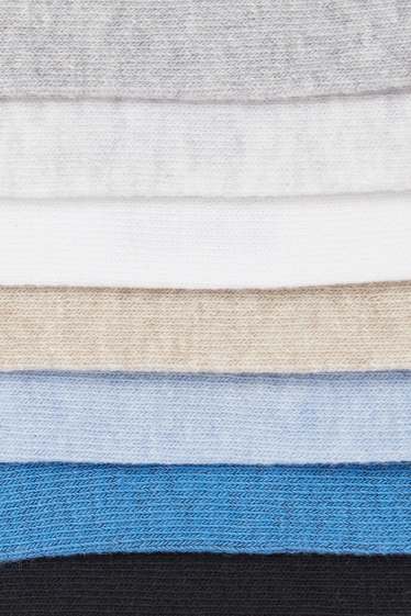 Femmes - Lot de 10 paires - socquettes de sport - bleu clair