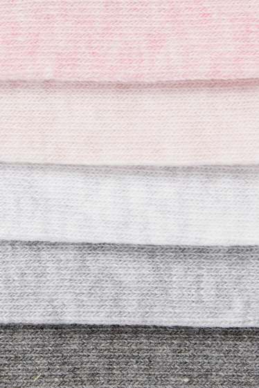 Damen - Multipack 10er - Sneakersocken - rosa