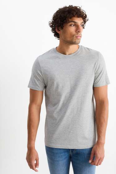 Home - Paquet de 3 - samarreta de màniga curta - blau/gris