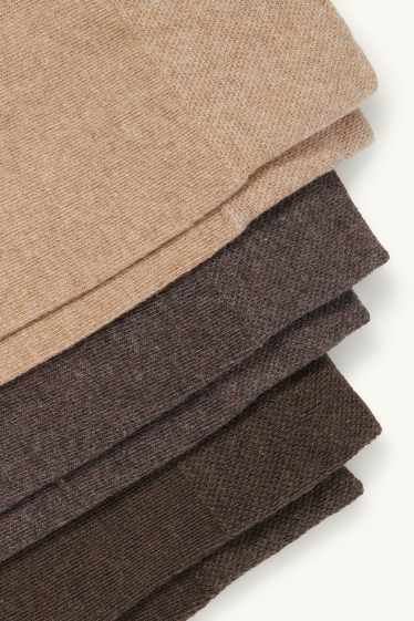 Herren - Multipack 3er - Socken - braun
