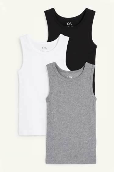 Nen - Paquet de 3 - samarreta interior - gris