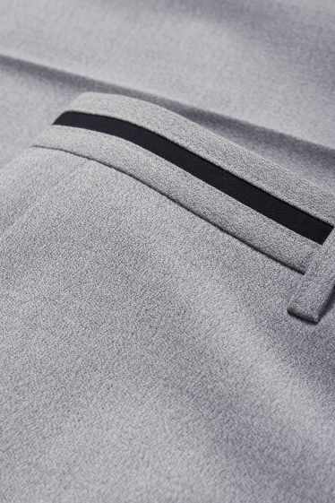 Men - Mix-and-match trousers - slim fit - Flex - LYCRA® - gray