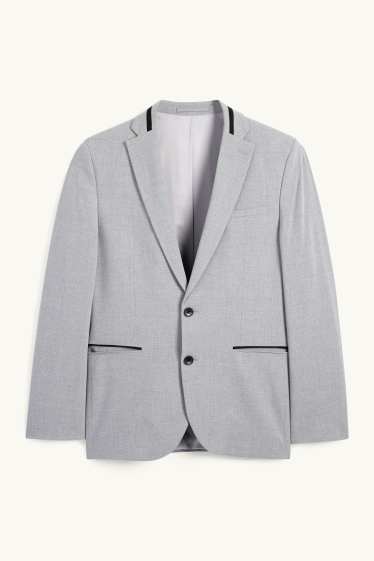 Men - Mix-and-match tailored jacket - slim fit - Flex - LYCRA® - gray