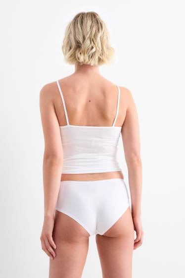 Damen - Multipack 3er - Hipster - weiss