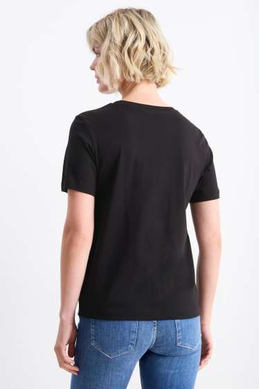 Damen - Multipack 2er - T-Shirt - schwarz