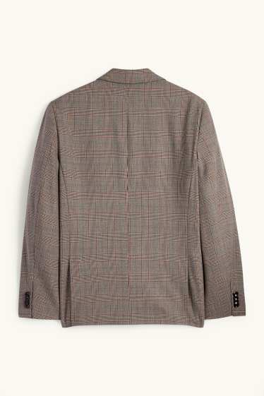 Uomo - Giacca coordinabile - slim fit - Flex - marrone