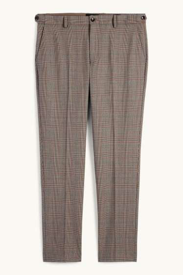 Home - Pantalons combinables - slim fit - Flex - marró