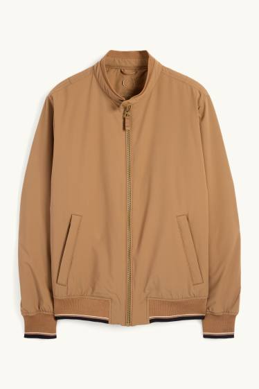Hommes - Blouson - déperlant - marron clair