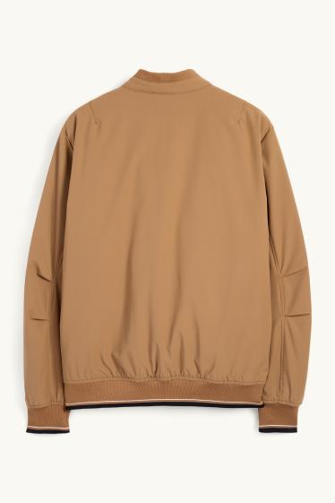 Hommes - Blouson - déperlant - marron clair