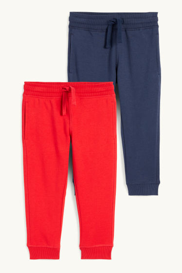 Enfants garçons - Lot de 2 - pantalon de jogging - bleu foncé