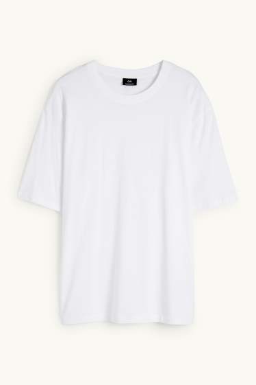 Hommes - T-shirt surdimensionné - blanc