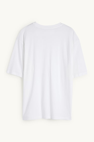 Hommes - T-shirt surdimensionné - blanc