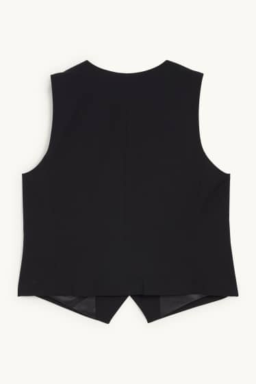 Women - Business waistcoat - fitted - Mix & match - black