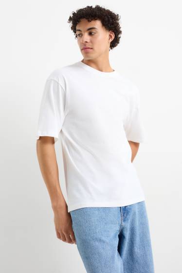 Hommes - T-shirt surdimensionné - blanc