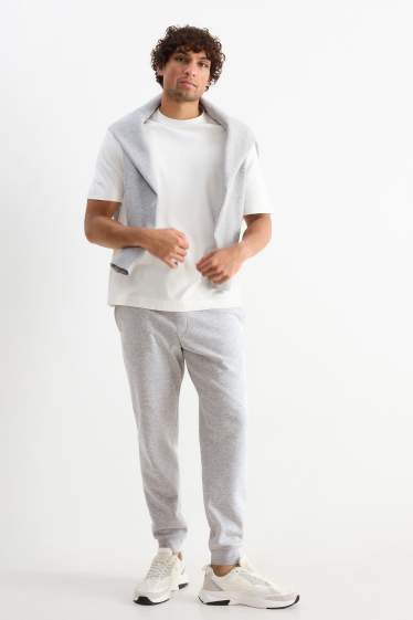 Heren - Joggingbroek - grijs-mix