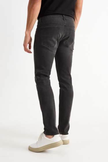Herren - Skinny Jeans - dunkeljeansgrau