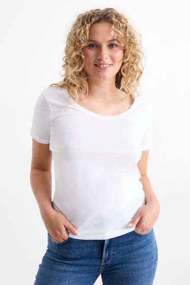 Dona - Paquet de 3 - samarreta de màniga curta - blanc