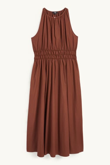 Damen - Empirekleid - braun