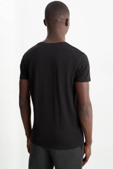 Uomo - T-shirt - slim fit - Flex - nero