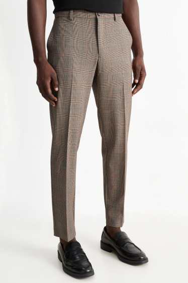 Home - Pantalons combinables - slim fit - Flex - marró