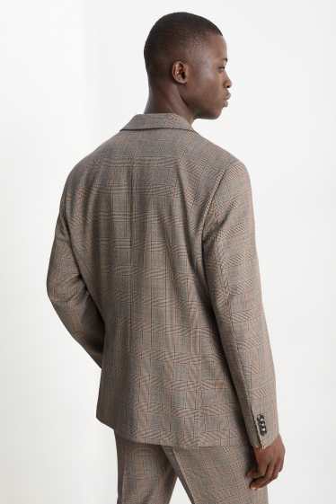 Uomo - Giacca coordinabile - slim fit - Flex - marrone